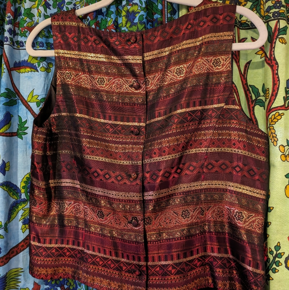 Scott McClintok Petite button up the back vest